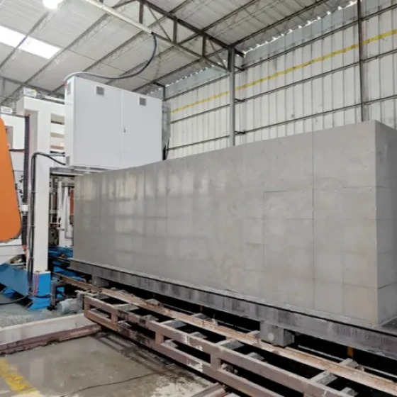 Peralatan blok beton busa