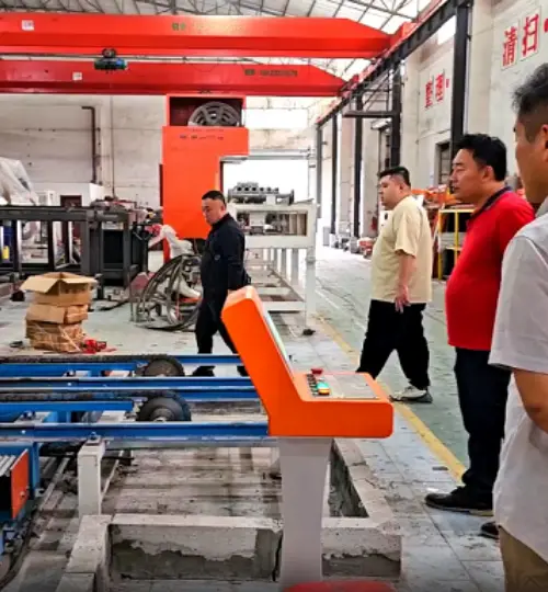 Proyek Lini Produksi Blok Ringan dan Papan Partisi untuk Klien Mongolia