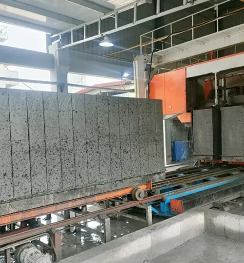 Pelanggan Xinjiang Yili membangun proyek lini produksi blok isolasi mandiri hemat energi