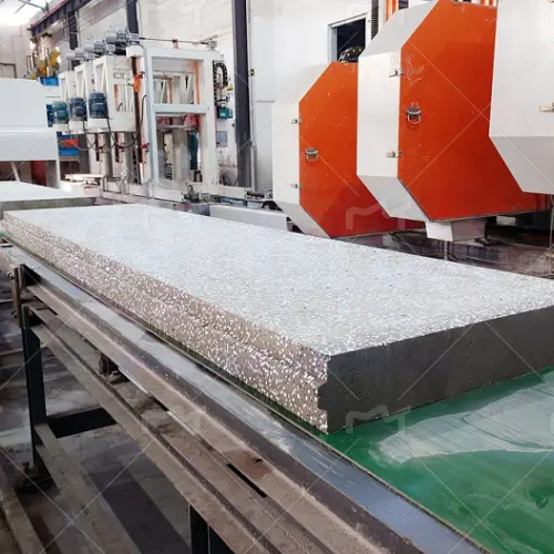 Proyek lini produksi panel dinding ukuran kecil yang disesuaikan untuk pelanggan Guangdong Shaoguan