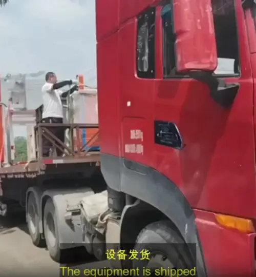 Proyek lini produksi blok berinsulasi sendiri untuk pelanggan Xinjiang Hotan