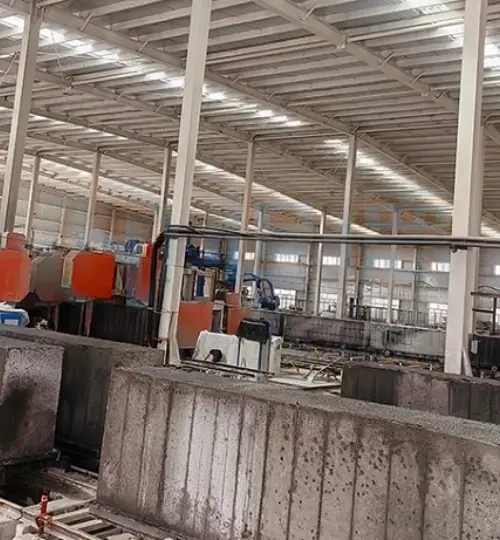 Lini produksi batu bata perlindungan lingkungan fosfogipsum pelanggan Guizhou mulai berproduksi