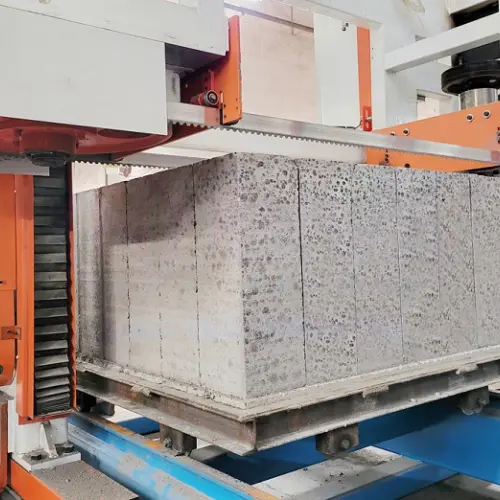 Proyek transformasi teknologi sistem pemotongan lini produksi blok keramik pelanggan Zhejiang