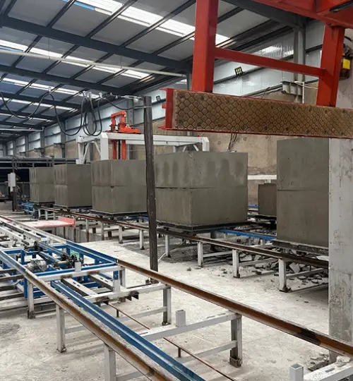Perluasan lini produksi blok ringan untuk klien di Kyrgyzstan