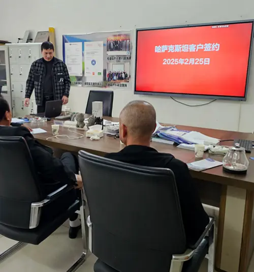 Proyek Peningkatan Lini Produksi Blok Otomatis untuk Klien di Kazakhstan
